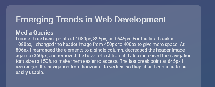 screen capture of typography example